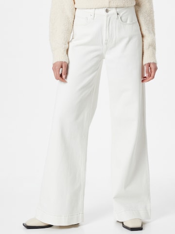 Wide leg Jeans 'Kersee' di TOMORROW in beige: frontale