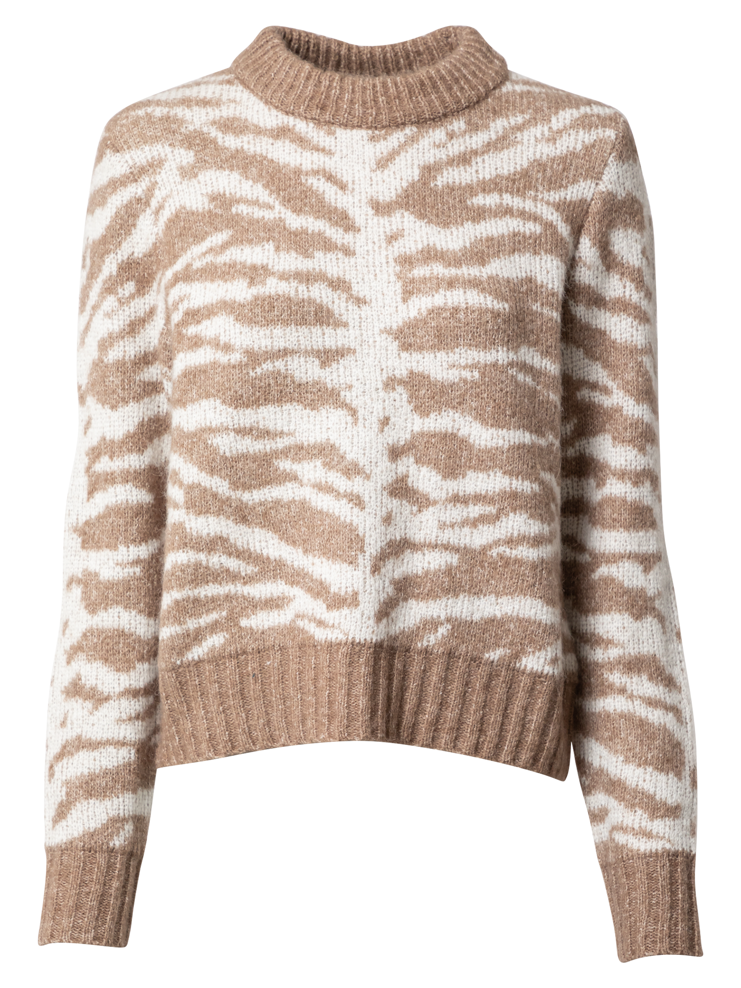 VILA Sweter Ellie w kolorze Beżowym 