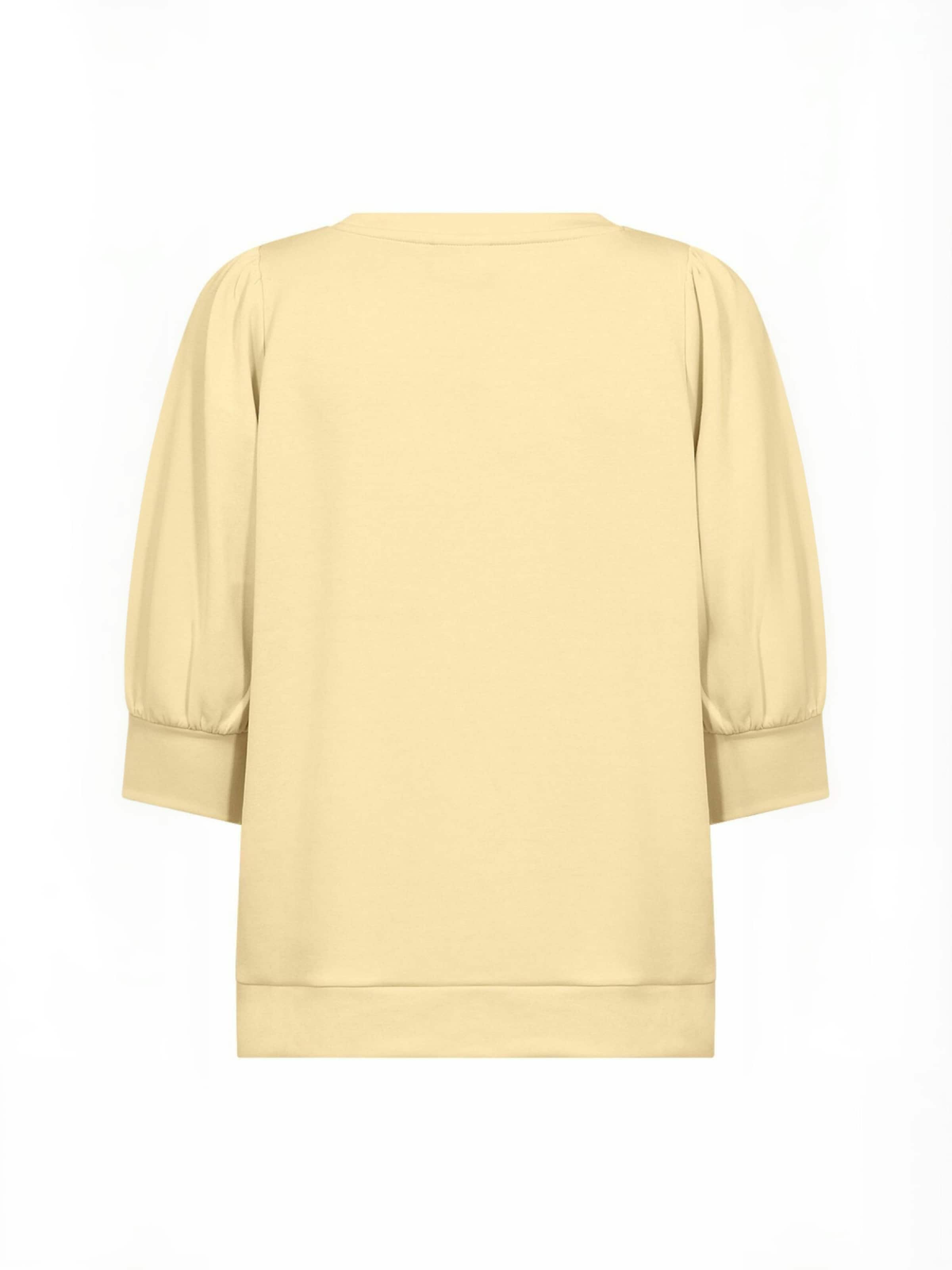 Sweat-shirt 'Sabina' Wasabi Concept en jaune