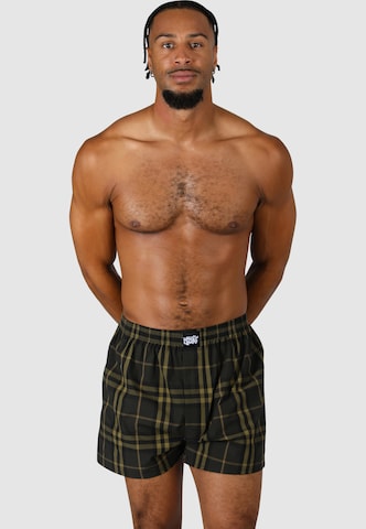 Lousy Livin Boxer shorts 'Check' in Brown