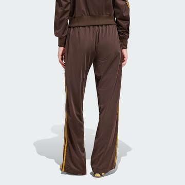 ADIDAS ORIGINALS Wide leg Workout Pants 'Adicolor Classic Firebird' in Brown