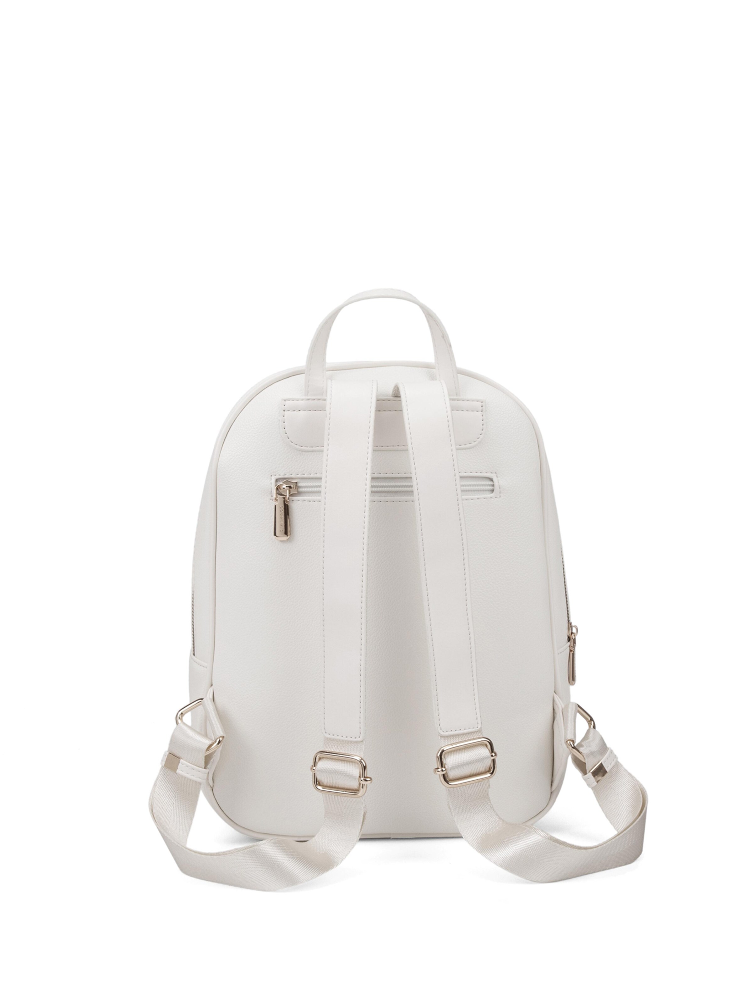Zaino 'Zaino Donna Vegan Leather con Zip e Tasche - Diana & Co Firenze' di Diana&Co. in bianco