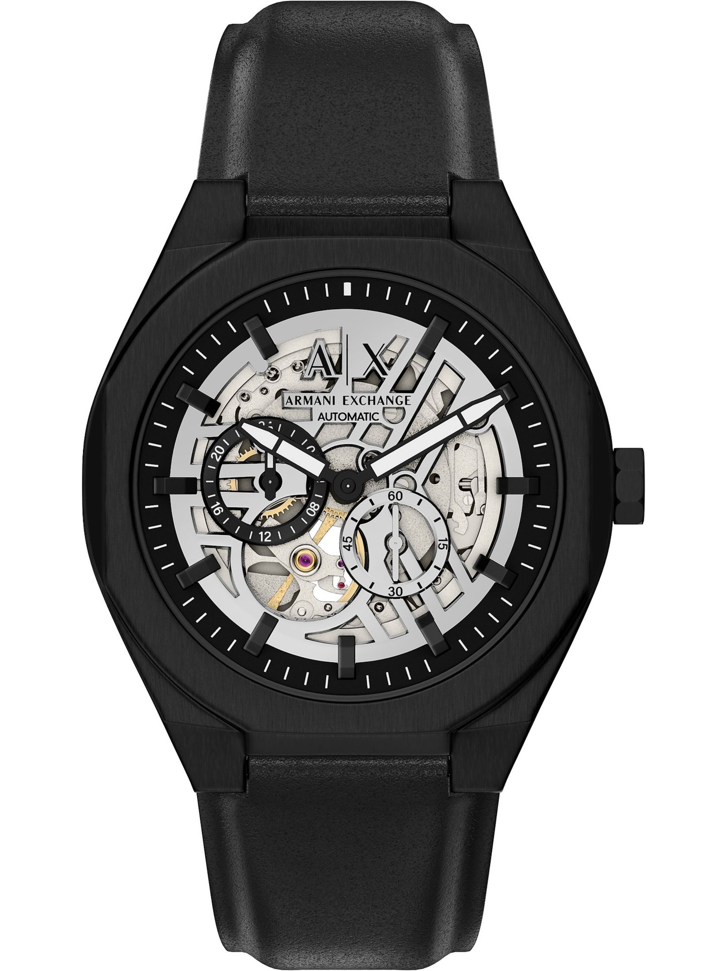 ARMANI EXCHANGE Analog Watch in Black: front