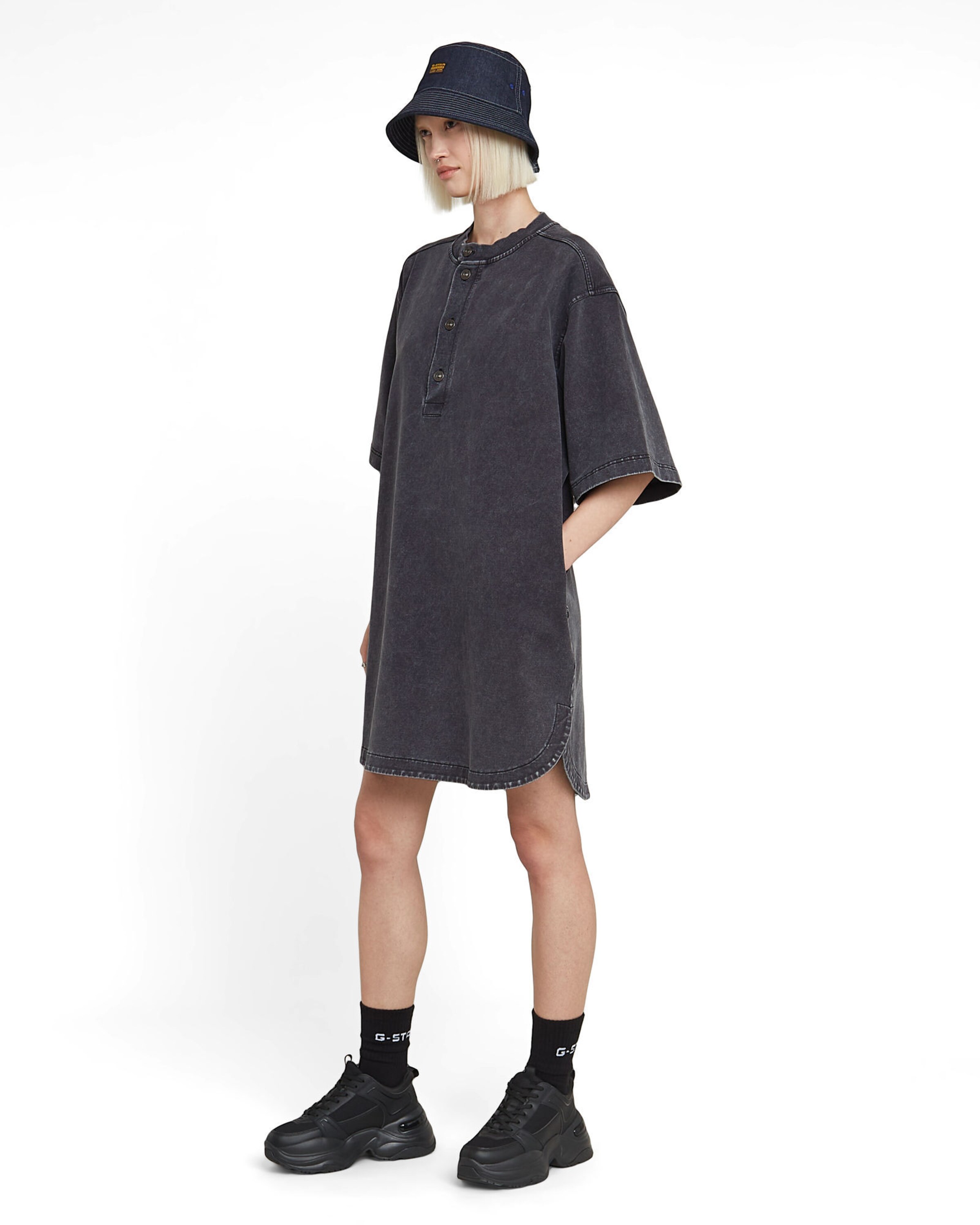 G-STAR Kleid in Schwarz