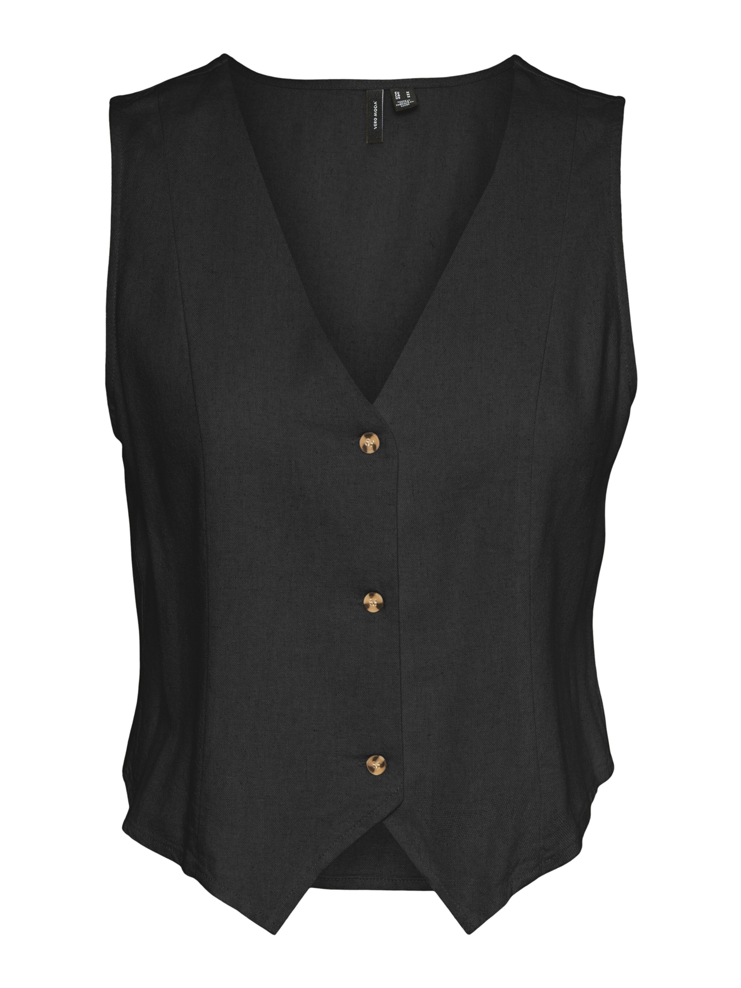 Gilet 'VMMYMILO' VERO MODA en noir : devant