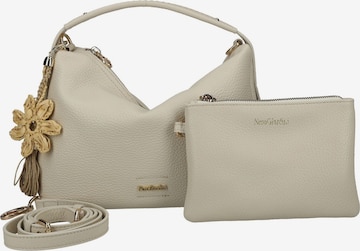 Borsa a mano di Nero Giardini in beige: frontale