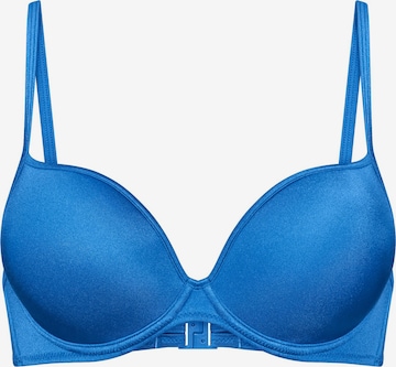 TRIUMPH Bikini Top ' Midnight Swim ' in Blue: front