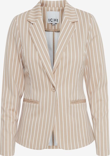 ICHI Blazer 'KATE' en beige / blanc, Vue avec produit