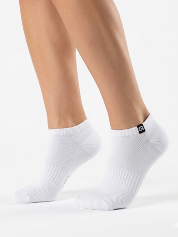 QOLONIA Socks in Grey: front