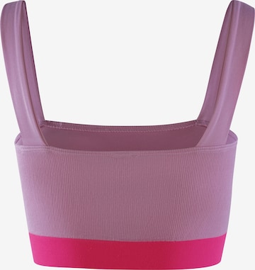 ADIDAS ORIGINALS Bralette Sports Bra ' Bralette Logo Rib ' in Pink