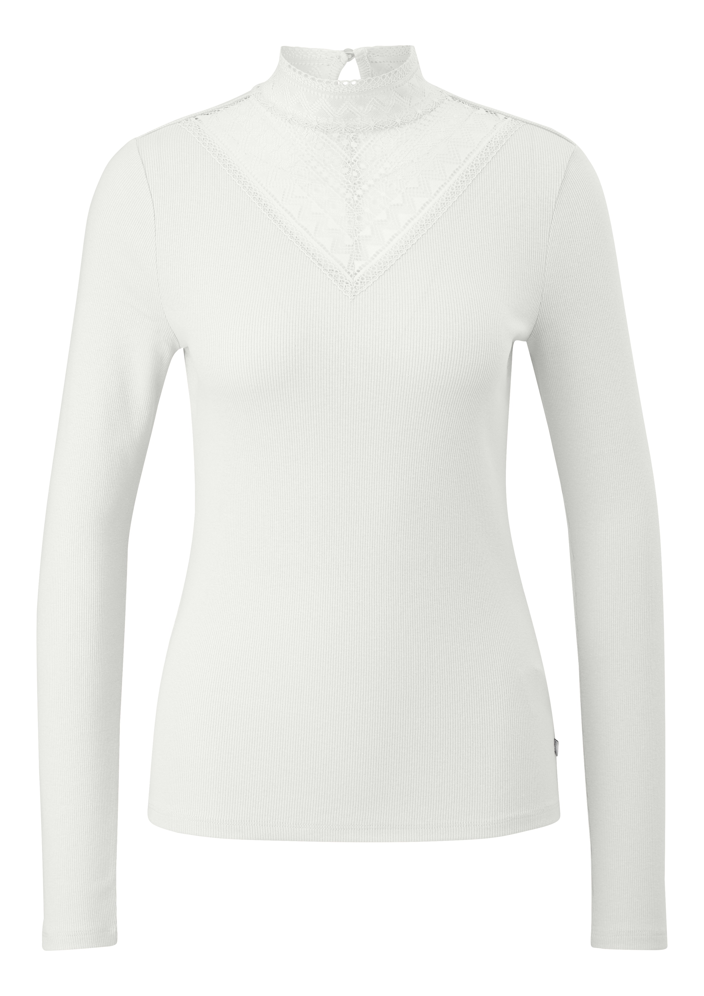 QS Shirt in Wit: voorkant