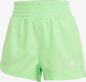Pantaloni sportivi 'Pacer' di ADIDAS PERFORMANCE in verde: frontale