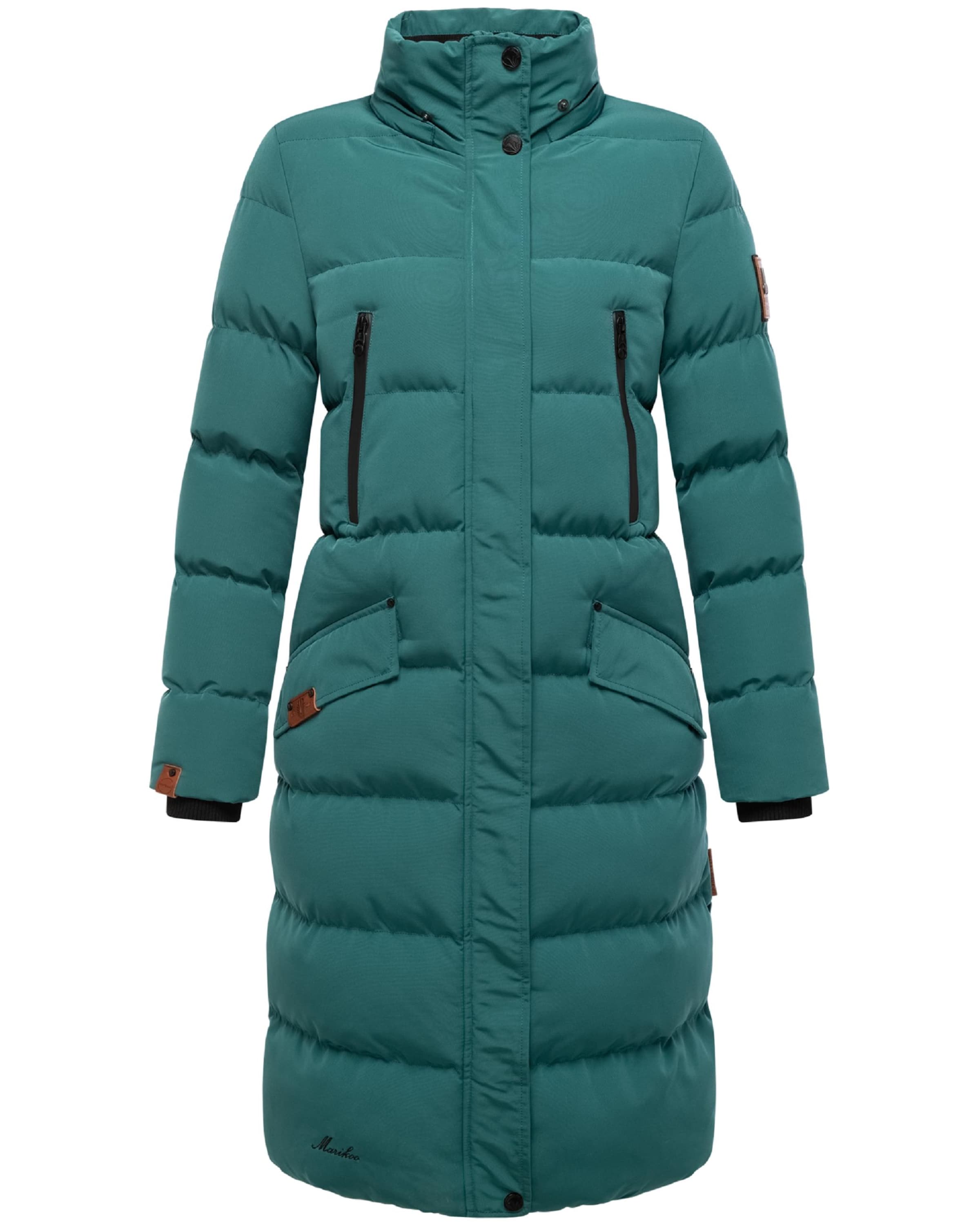 MARIKOO Зимнее пальто 'Schneesternchen' в Зеленый