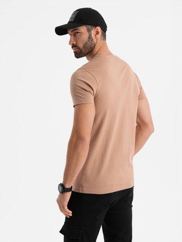 Ombre Shirt in Beige