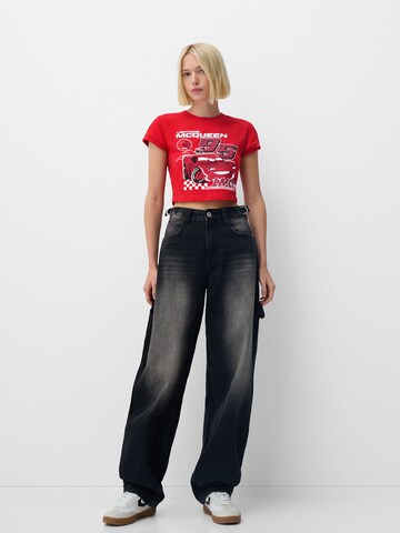 Maglietta di Bershka in rosso