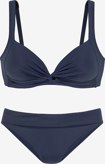 LASCANA Bikini en bleu marine, Vue avec produit