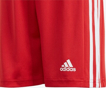 Regular Pantalon de sport 'Squadra 21' ADIDAS PERFORMANCE en rouge