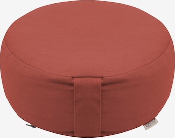 YOGISTAR.COM Pillow 'Dhyana' in Brown: front