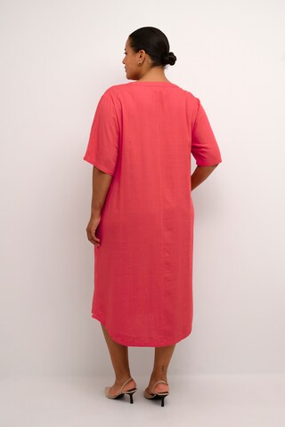 KAFFE CURVE Shirt Dress 'Mille' in Red