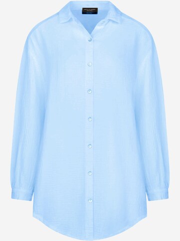 SASSYCLASSY Bluse 'lange Variante'‌ in Blau: Vorderseite