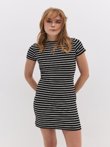 No Matter What Summer Dress in Black: front