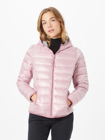 QS Between-Season Jacket in Pink: front