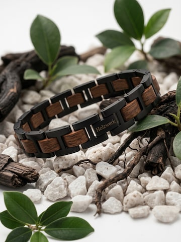 Holzwerk Bracelet 'THUMSEE' in Black