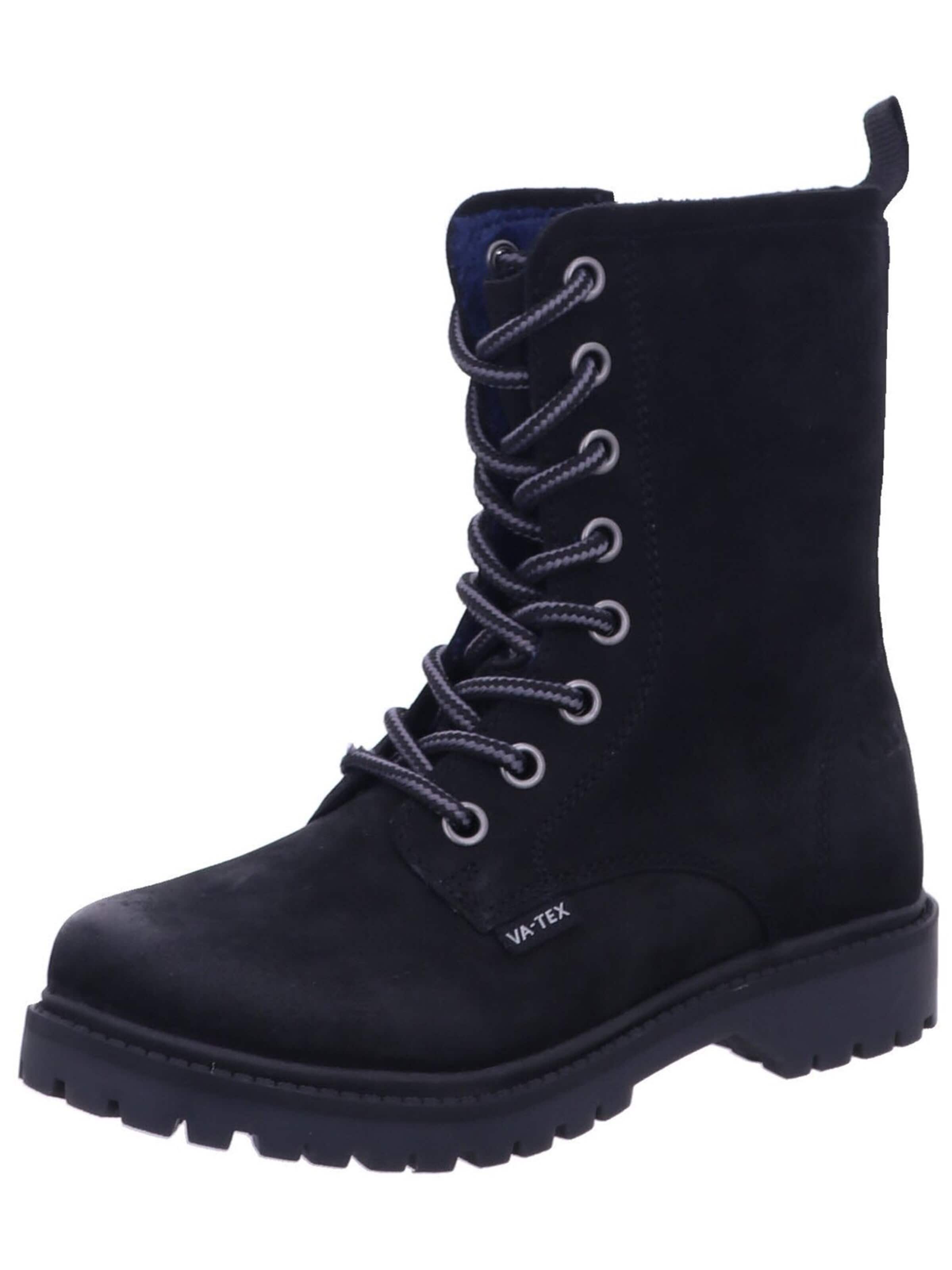 Bottes 'Stiefel Mädchen 85211-5202 001 Echtleder in schwarz' Vado en noir : devant