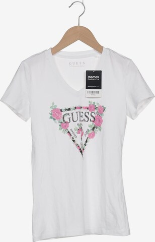 GUESS T-Shirt S in Weiß: predná strana