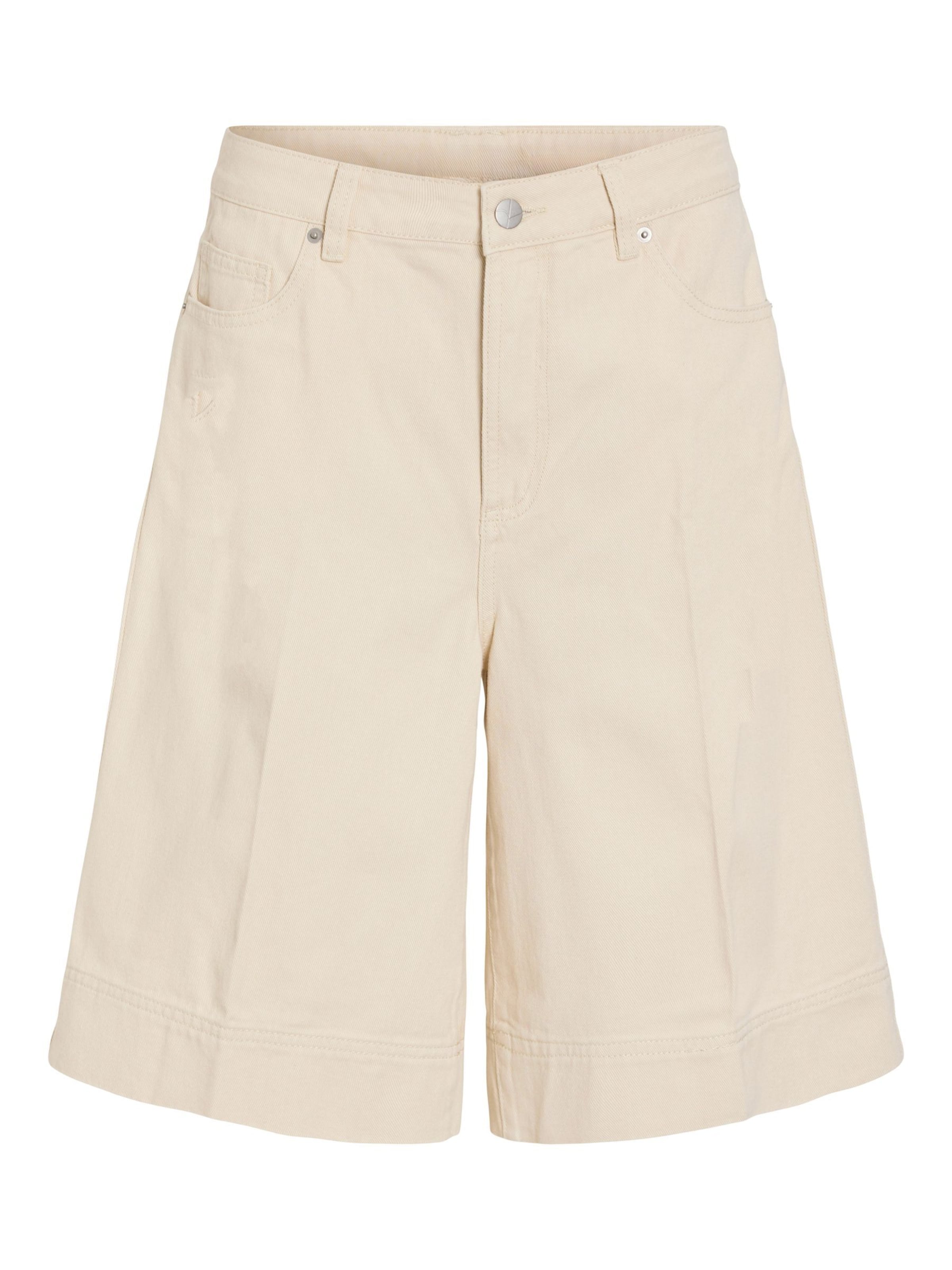 Wide Leg Jean ROUGE EDIT en beige : devant