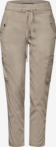 Regular Pantalon cargo STREET ONE en gris : devant