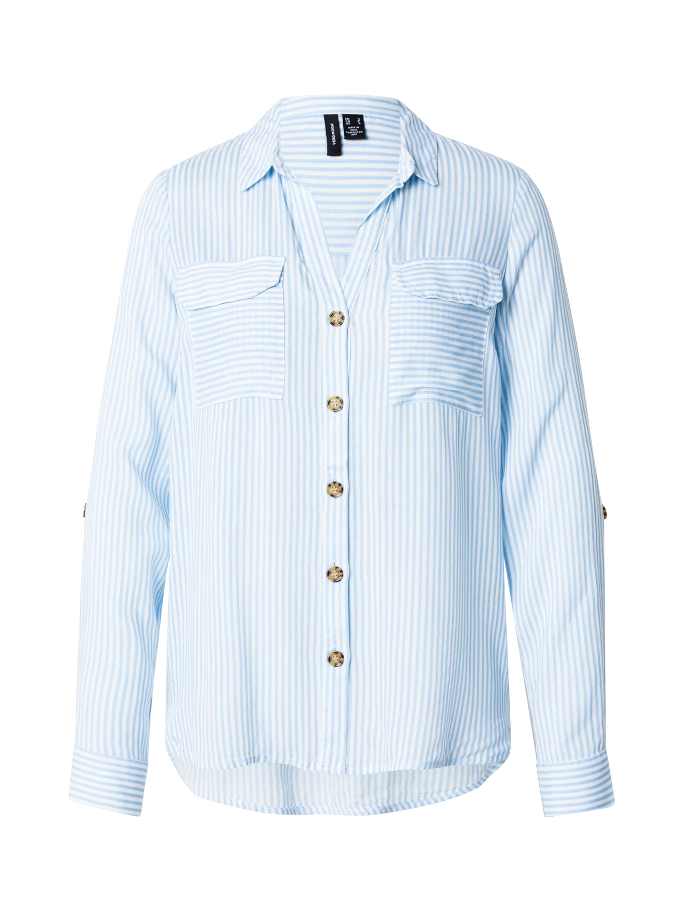 VERO MODA Bluse 'VMBUMPY' in Blau: Vorderseite