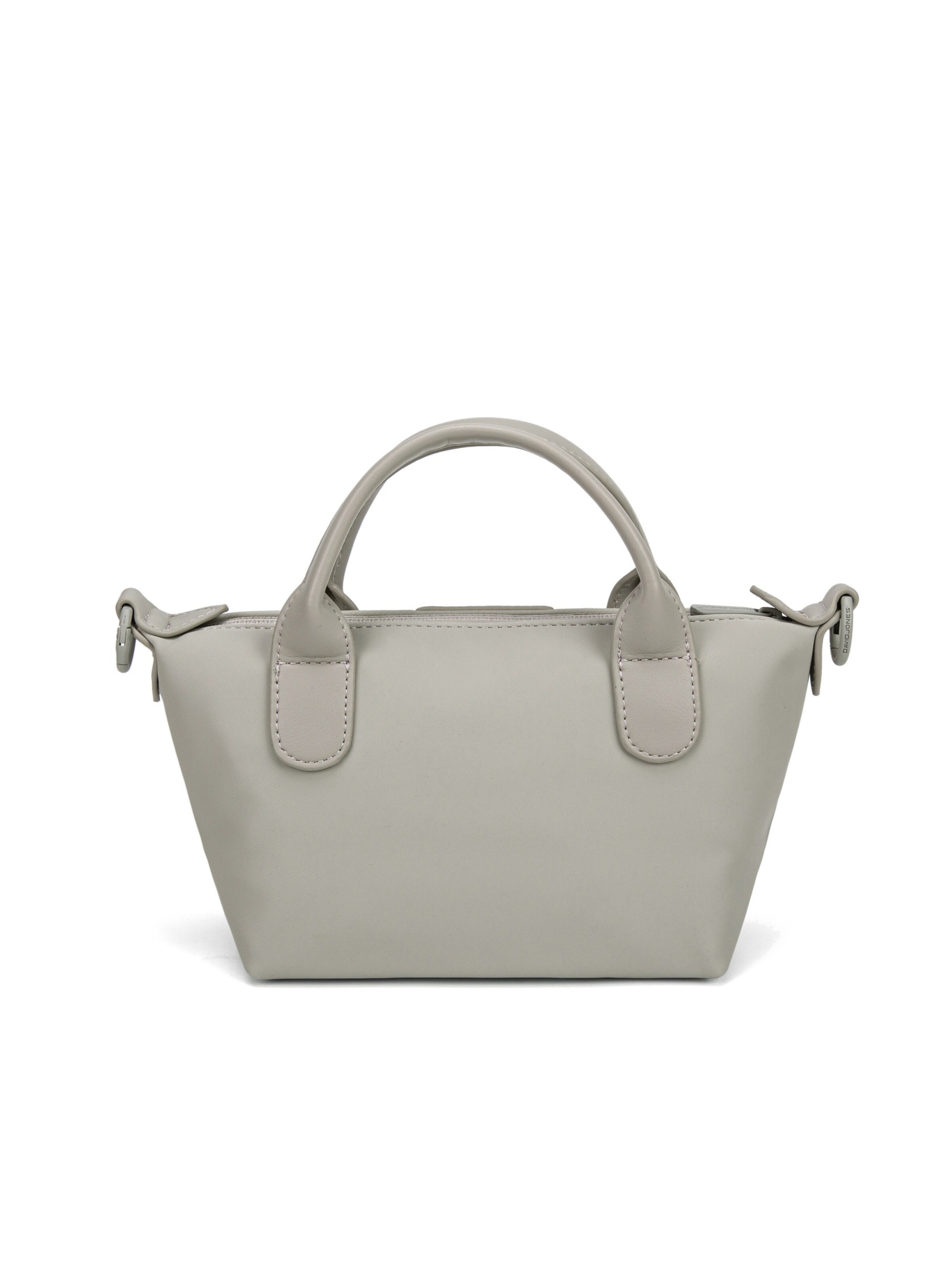 Borsa a mano 'Mini Borsa a Mano David Jones Doppi Manici Zip' di David Jones in grigio