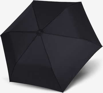 Ombrello 'Zero Large' di Doppler in nero: frontale