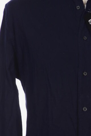 MANGO Button Up Shirt in M in Blue
