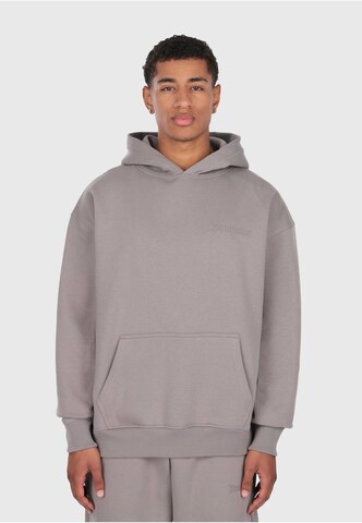 Sweat-shirt Dropsize en gris : devant