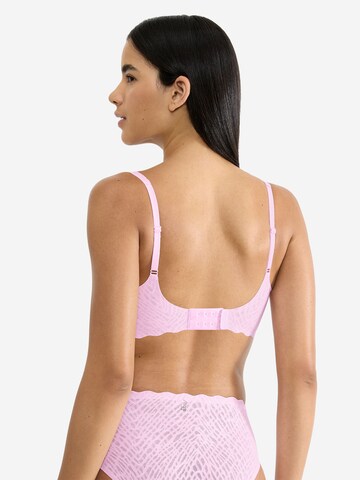 Bustier Soutien-gorge ' Blue ZERO Feel Bliss ' SLOGGI en rose