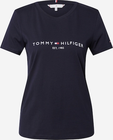 T-shirt TOMMY HILFIGER en bleu : devant