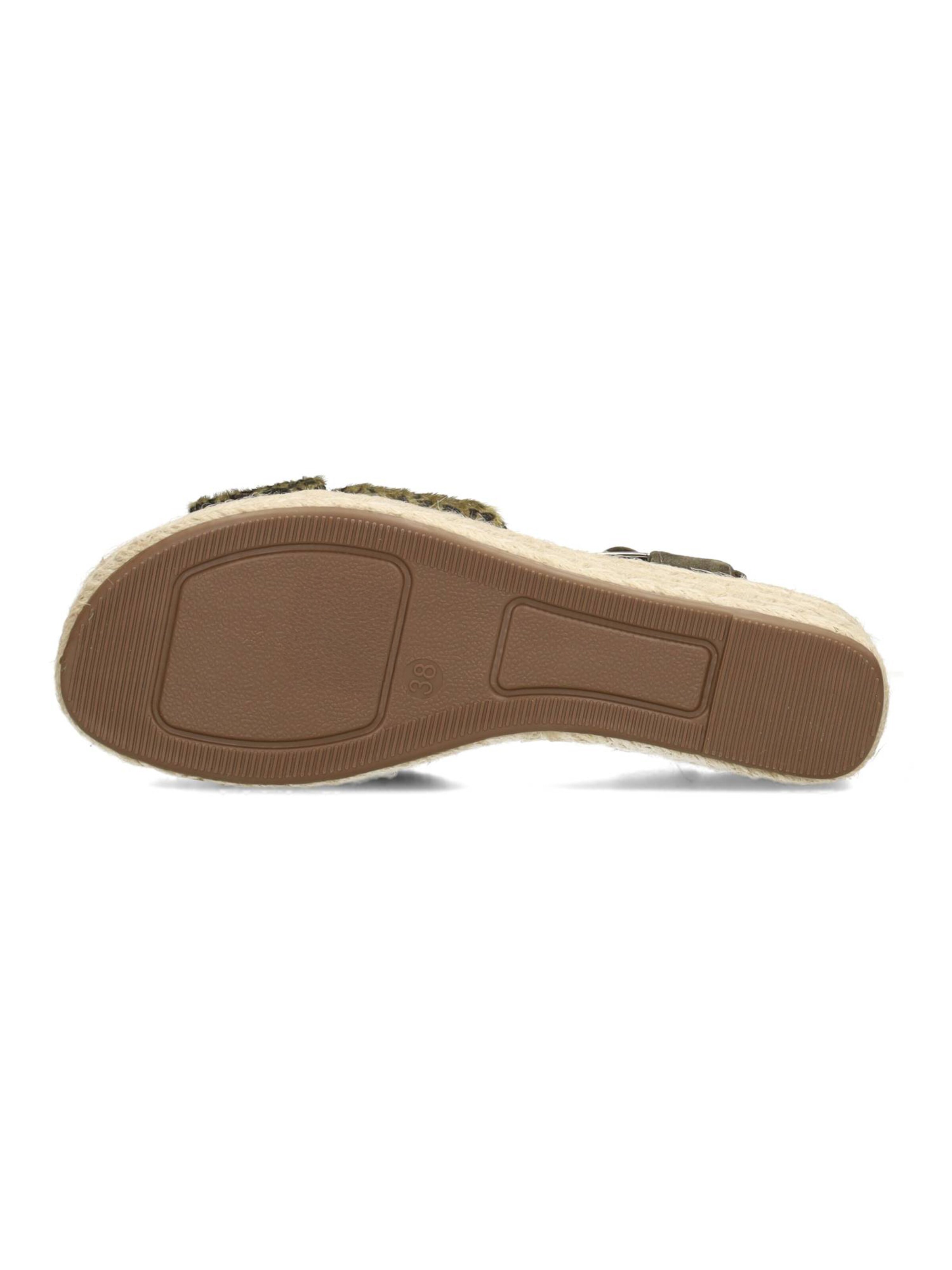 PS Poelman Sandalen met riem in Beige