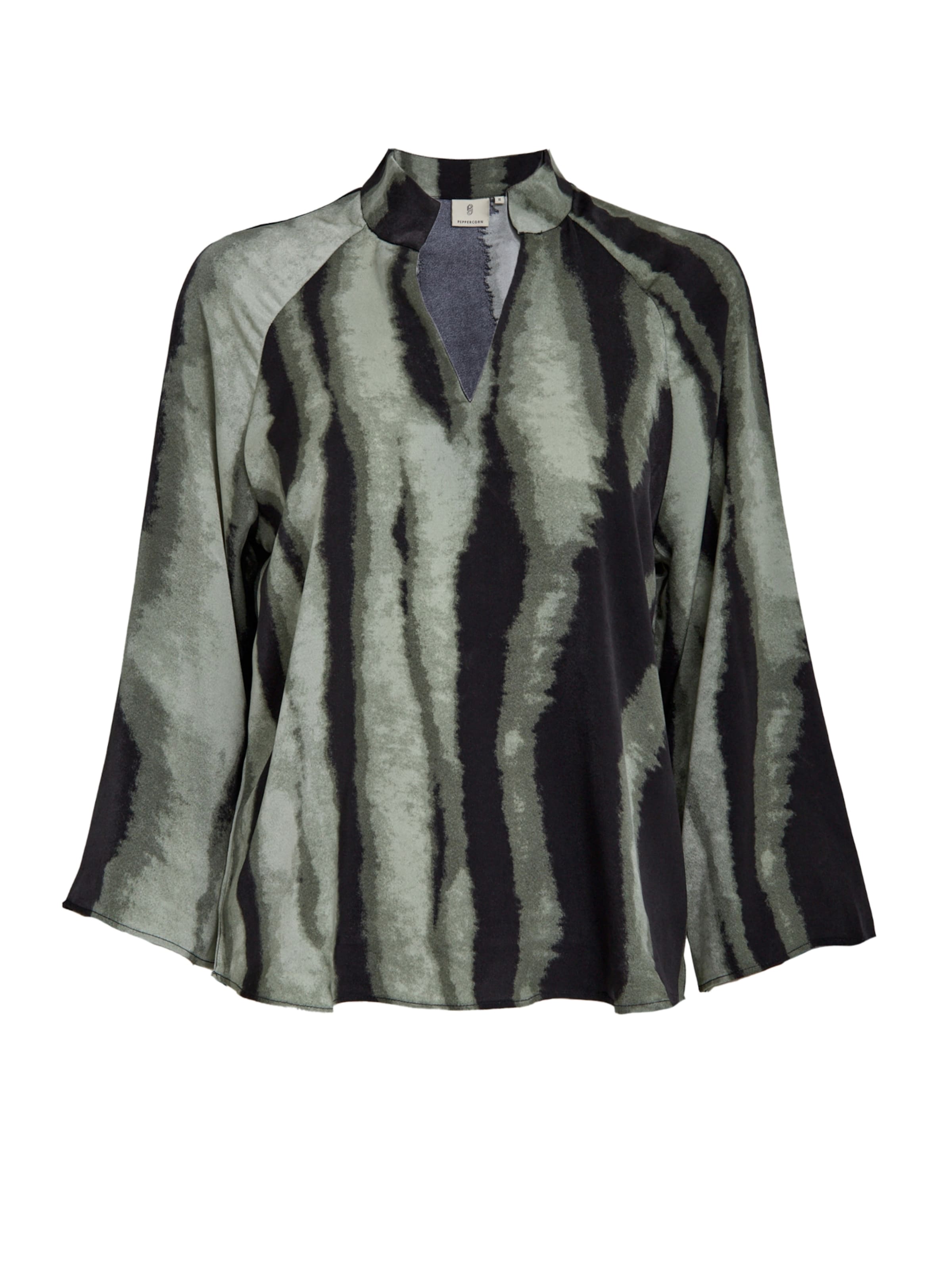 Peppercorn Blouse 'Jeanne' in Groen: voorkant