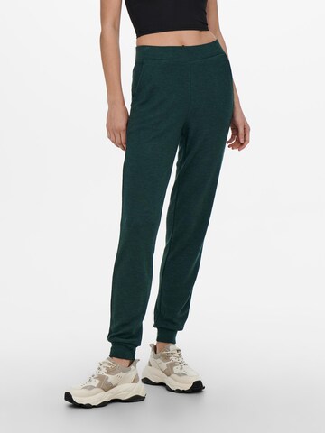ONLY PLAY Tapered Sporthose 'Siggi' in Grün: Vorderseite