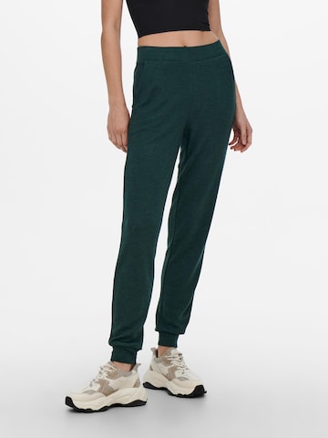 ONLY PLAY Tapered Sports trousers 'Siggi' in Green: front