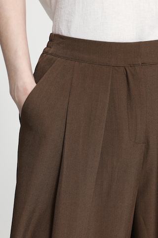 ICHI Baggy Trousers 'IHFAVA ' in Brown