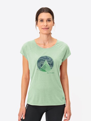 VAUDE Functioneel shirt 'W Tekoa T II' in Groen: voorkant