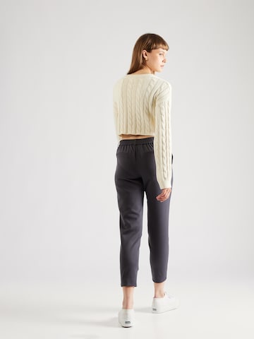 OBJECT Slim fit Pleat-Front Pants 'Lisa' in Grey