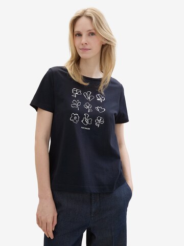 TOM TAILOR T-Shirt in Blau: predná strana