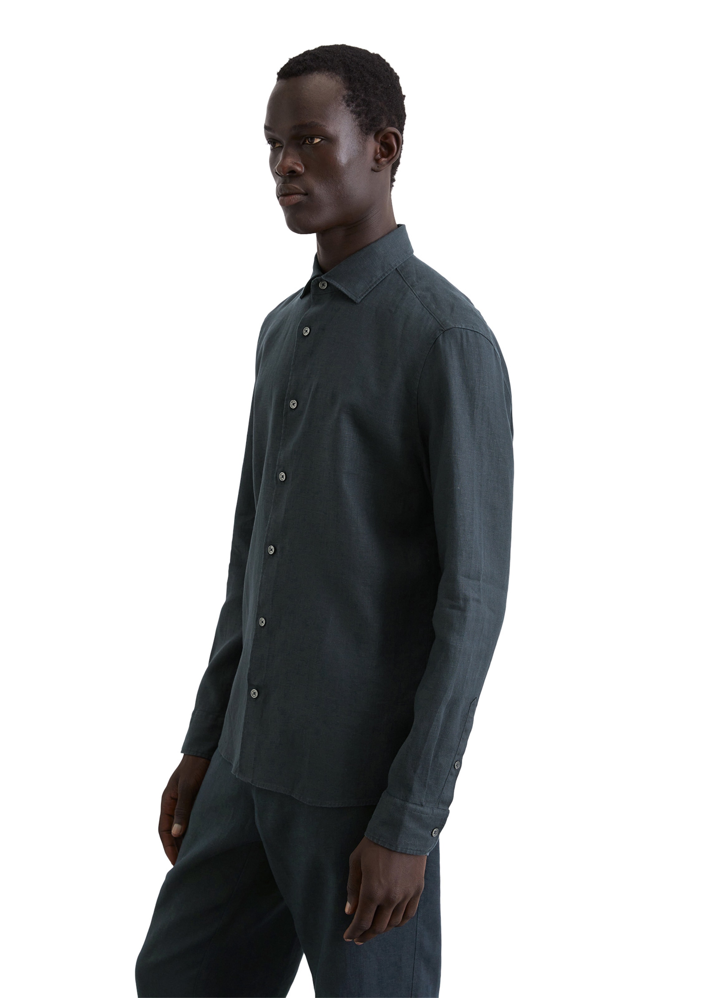 Marc O'Polo Regular fit Overhemd in Blauw