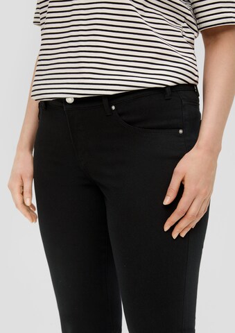 s.Oliver Slimfit Broek in Zwart