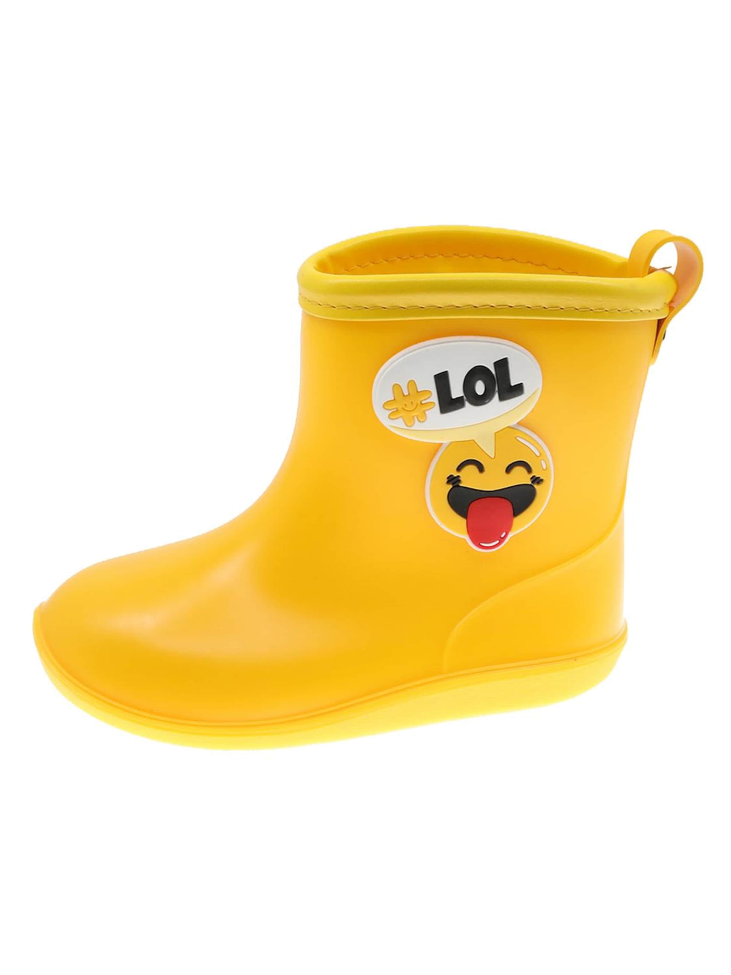 Beppi - Botas de lluvia en amarillo: frente