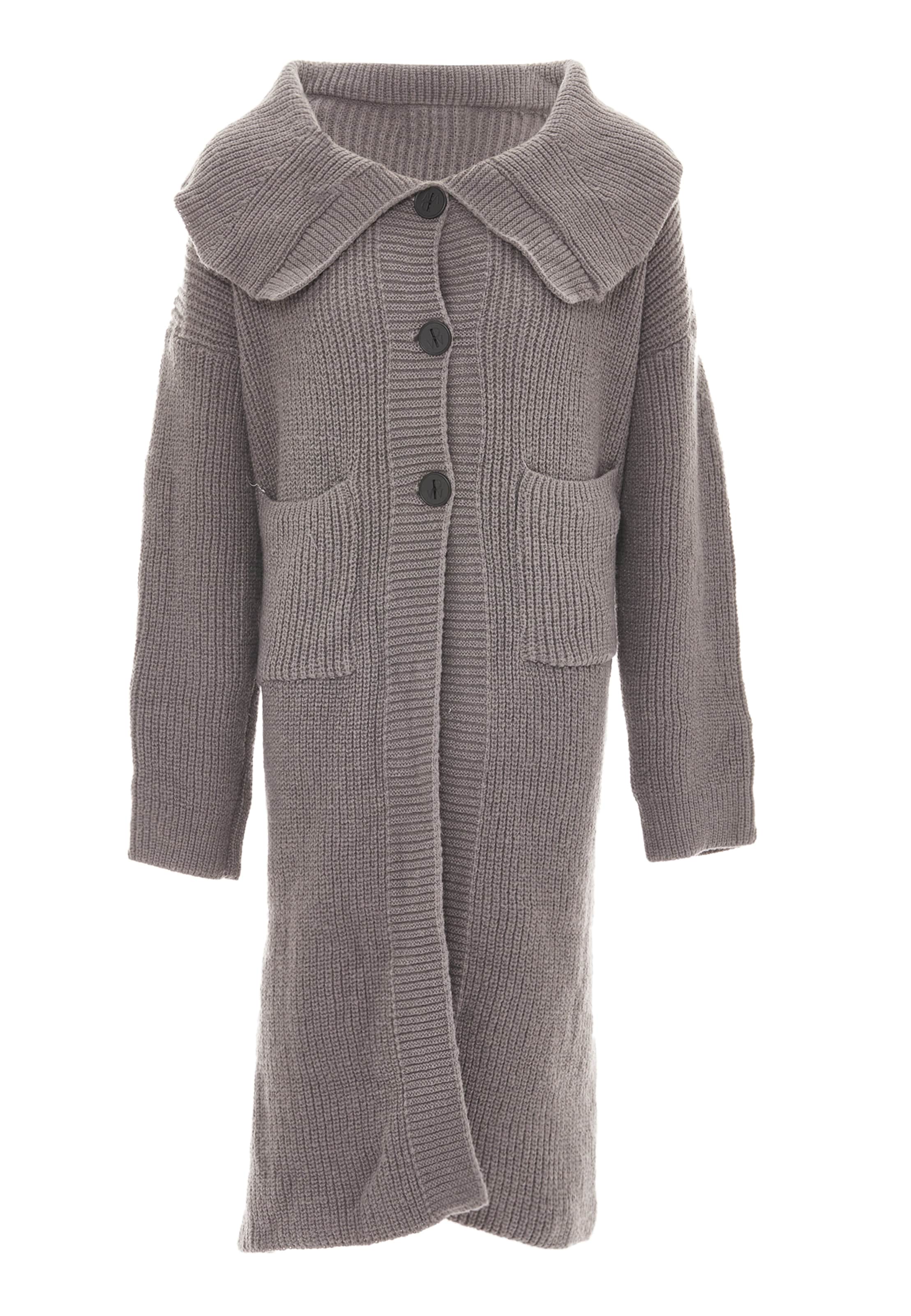 RISA Kampsun, värv hall: eest vaates